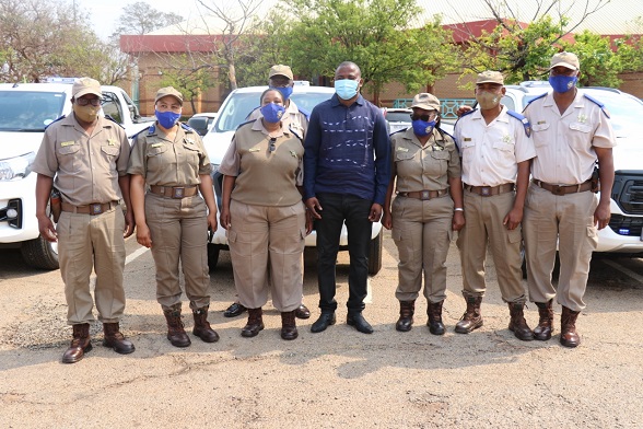 LAUNCH OF 7 TRAFFIC OFFICERS PATROL VEHICLES AND DISTRICT-WIDE COVID19 AWARENESS DRIVE 